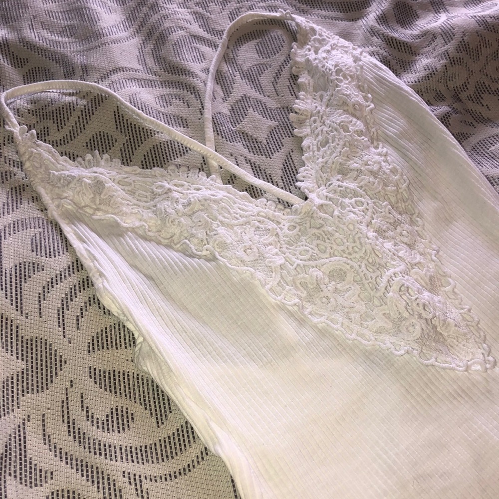 NWT White bodysuit